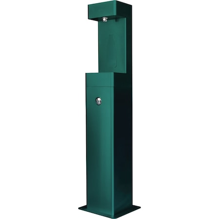 Global Industrial Outdoor Bottle Refilling Station 10-1/4 in D, 60-1/4 in H, 10-1/4 in W 761222GN